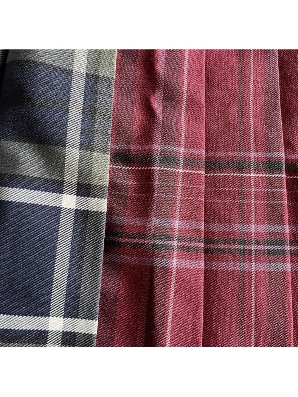 No Boundaries Skirt Kilt Size Large 11-13 Plaid Pleated Buckles Punk Juniors New